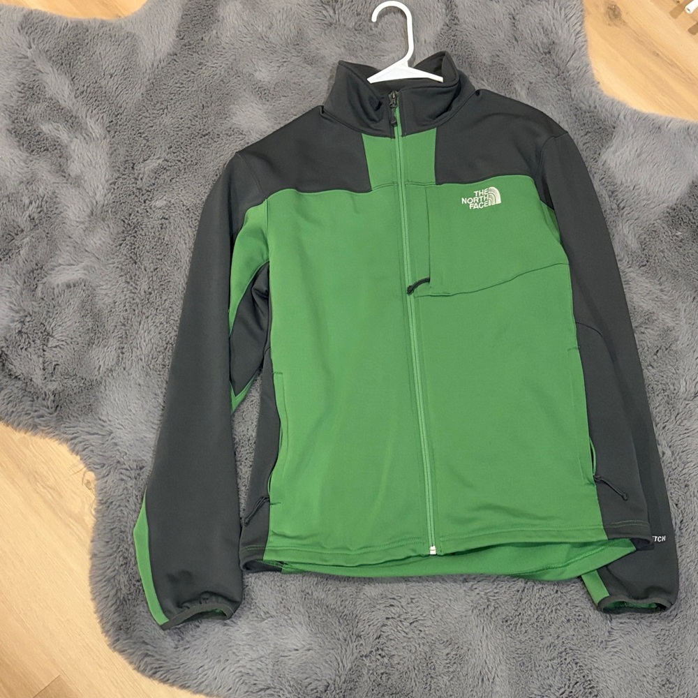 The North Face Forest Green and Charcoal Jacket